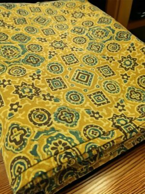Ajrakh Block printed Cotton fabric