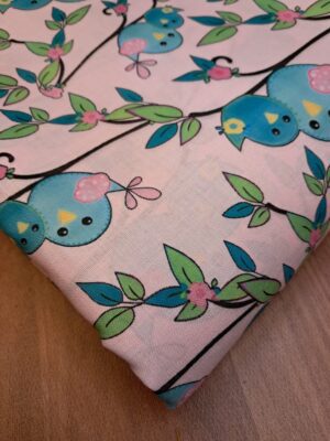 Baby Pink Pure Cotton Fabric