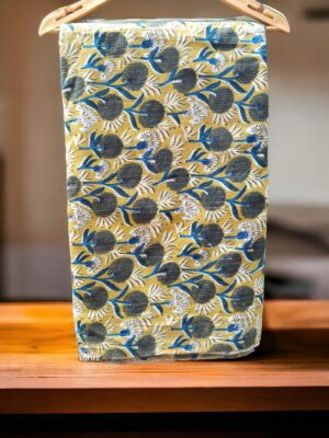 Block Printed Pure Cotton Fabric