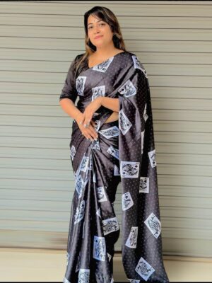 Creative Playing cards saree