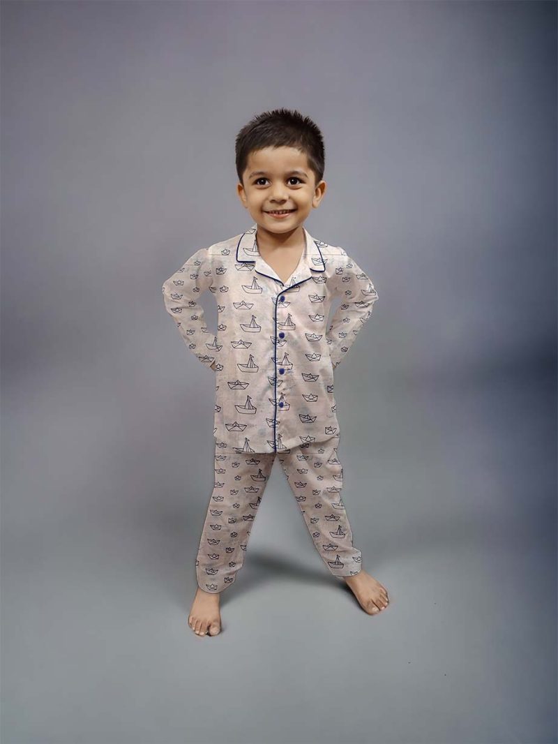 Ship Print Coord Ship Print Kids Shirt