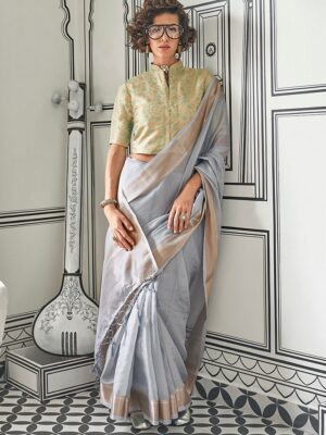 Grey Chiffon