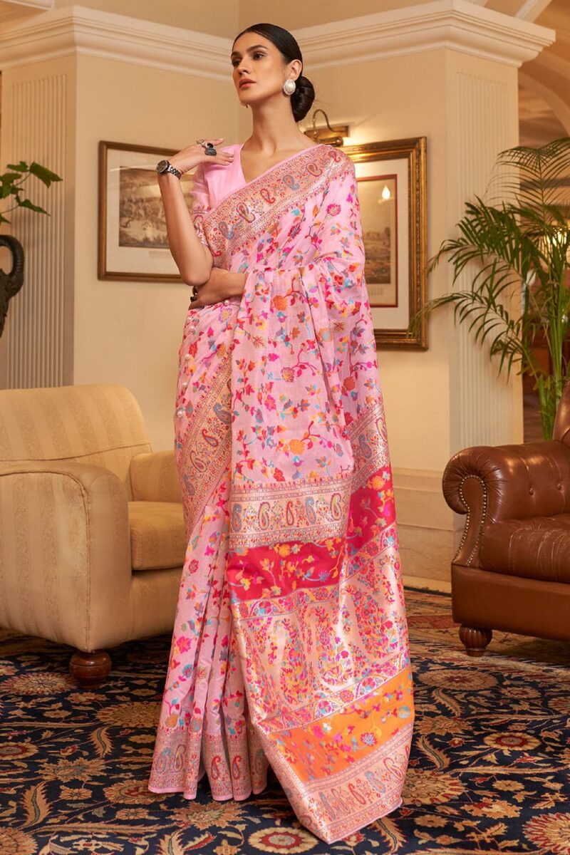 Kashmiri Pashmina Saree