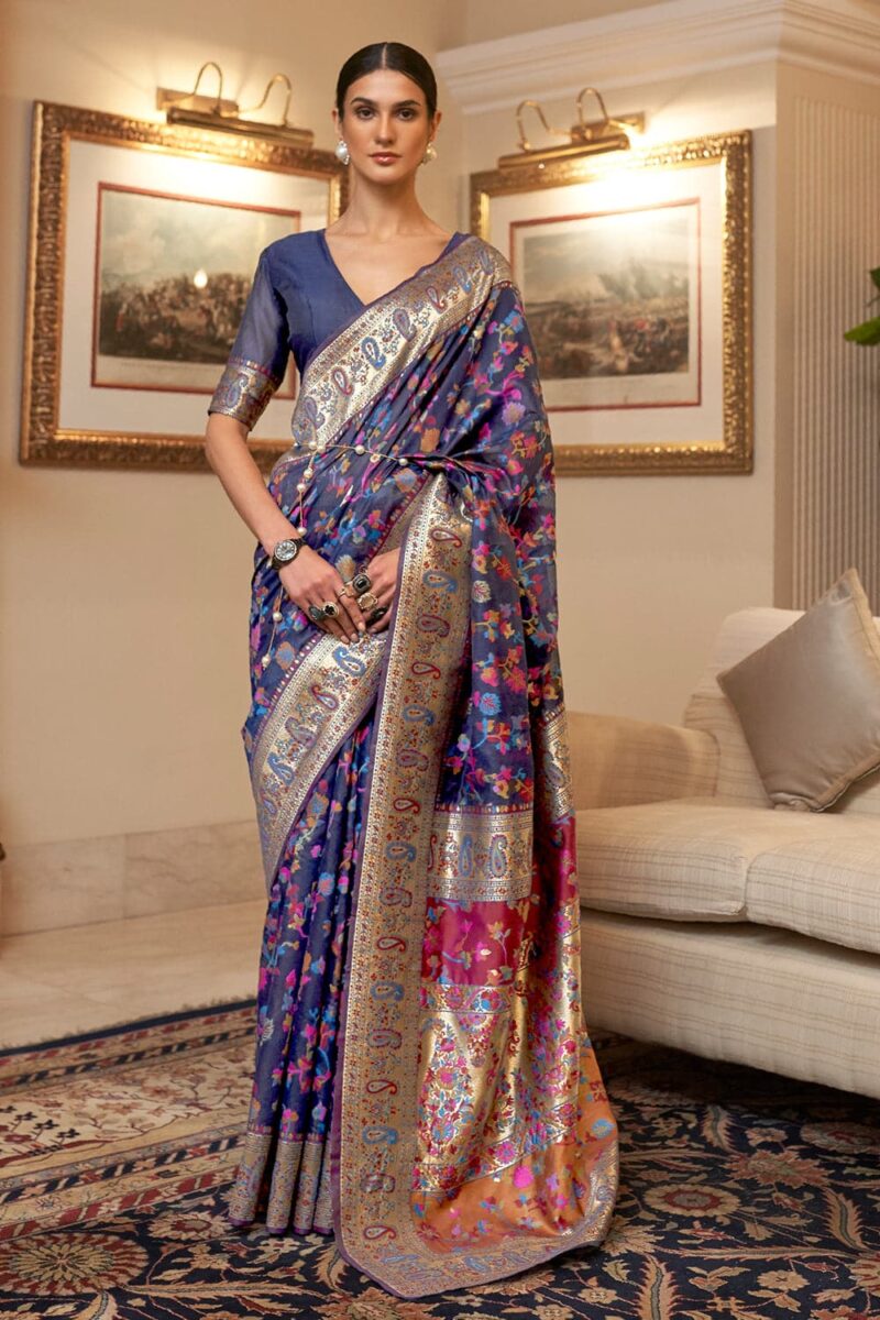 Pashmina Kashmiri Saree