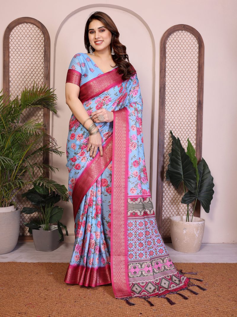 Cotton Silk Saree