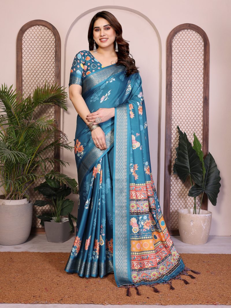 Rama Cotton Silk saree
