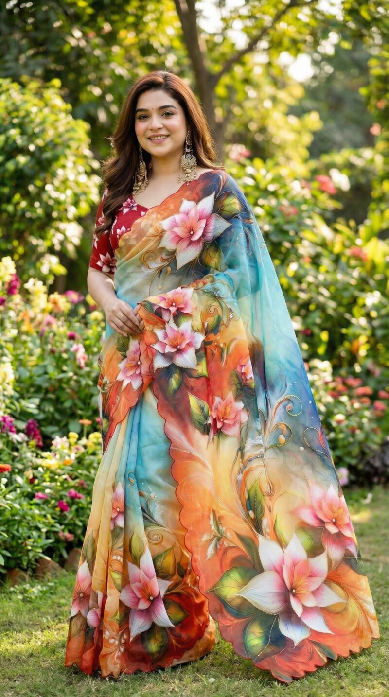 Georgette Saree