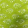 Green Kantha Cotton Fabric