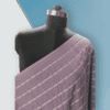 Purple stripe cotton fabric