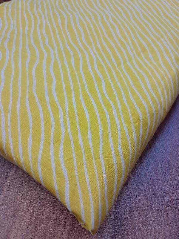 Lehriya Fresh Yellow Fabric