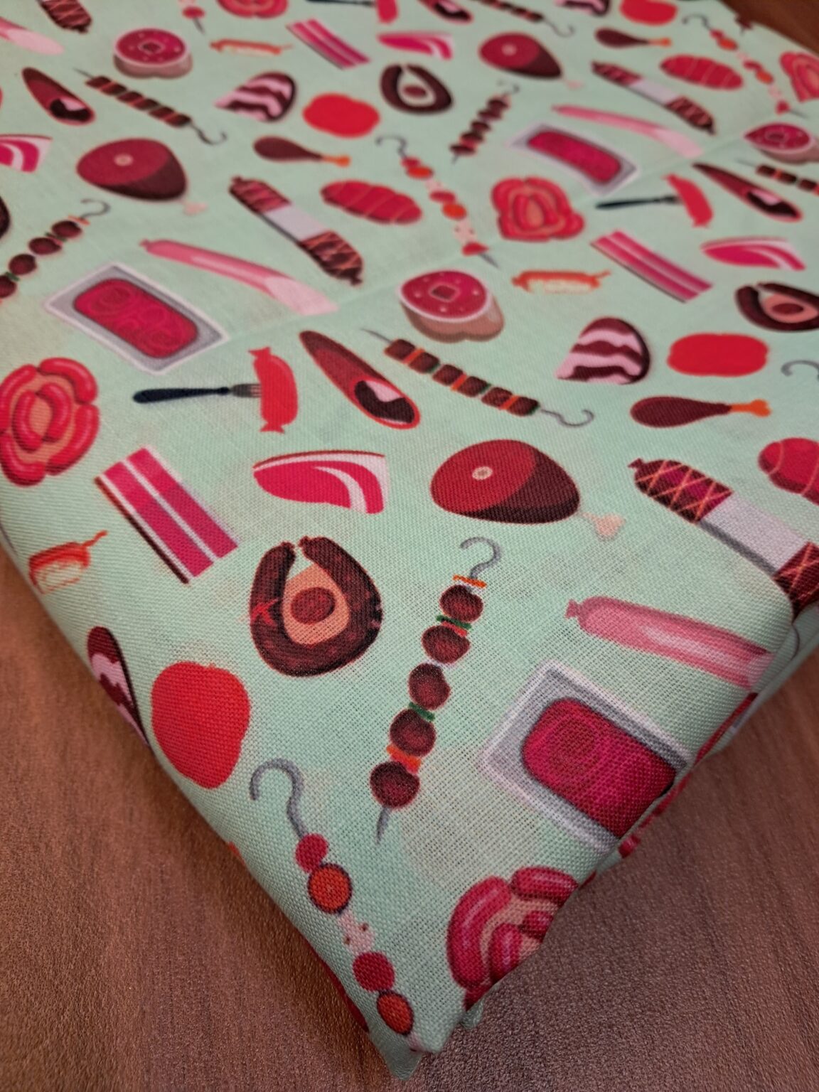 Sea green Cool Printed Fabric