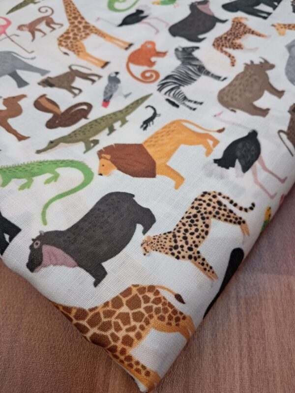 Zoo Animal Print Fabric