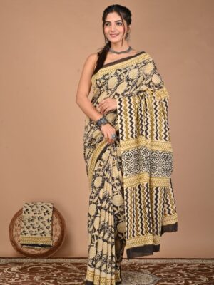 Authentic Cotton Hand Block Bagru print