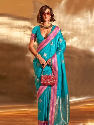 Banarasi Pure Satin Silk Saree