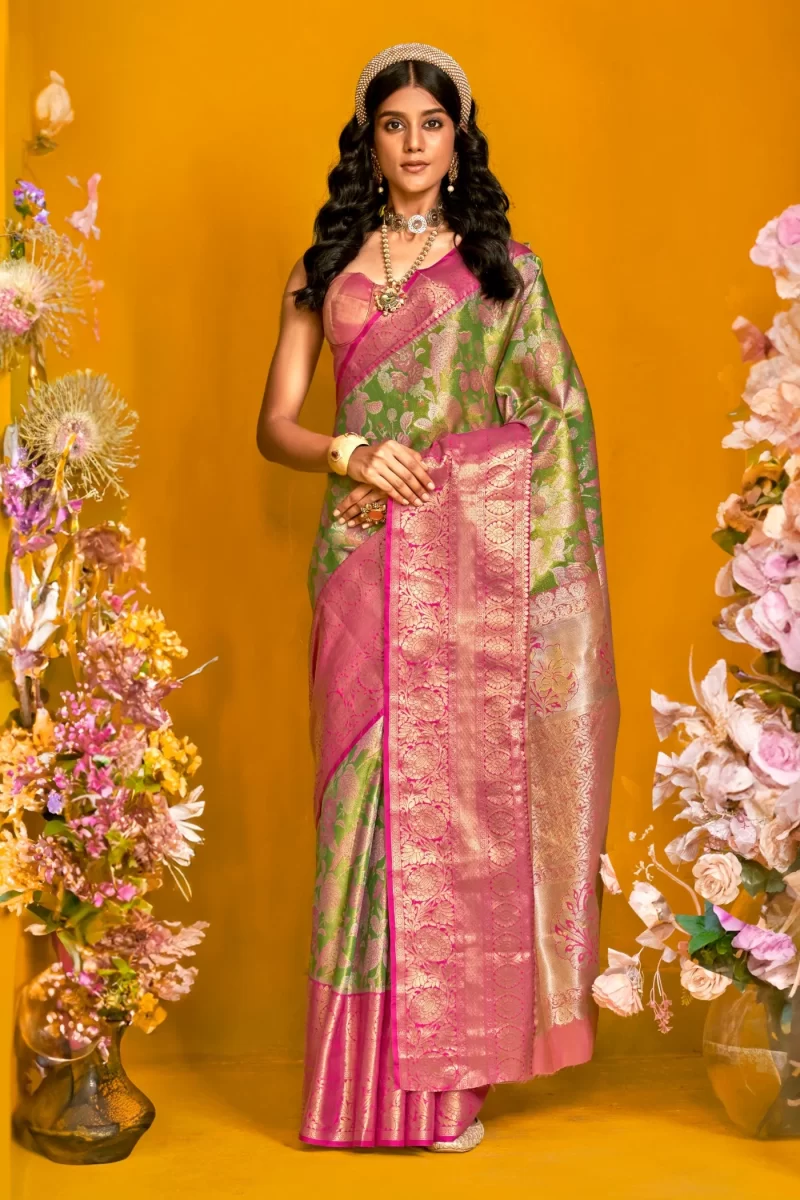 Dharmavaram Pure Silk Saree
