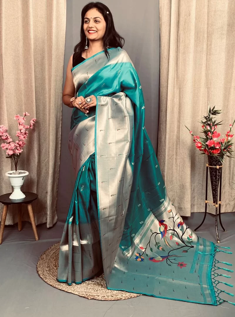 Kanchivaram Paithani Silk