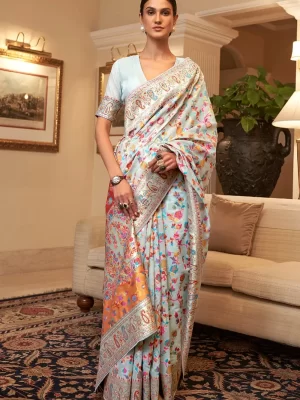 Pure Kashmiri Pashmina Saree