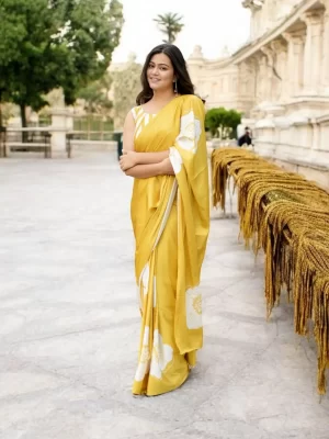 Satin Saree
