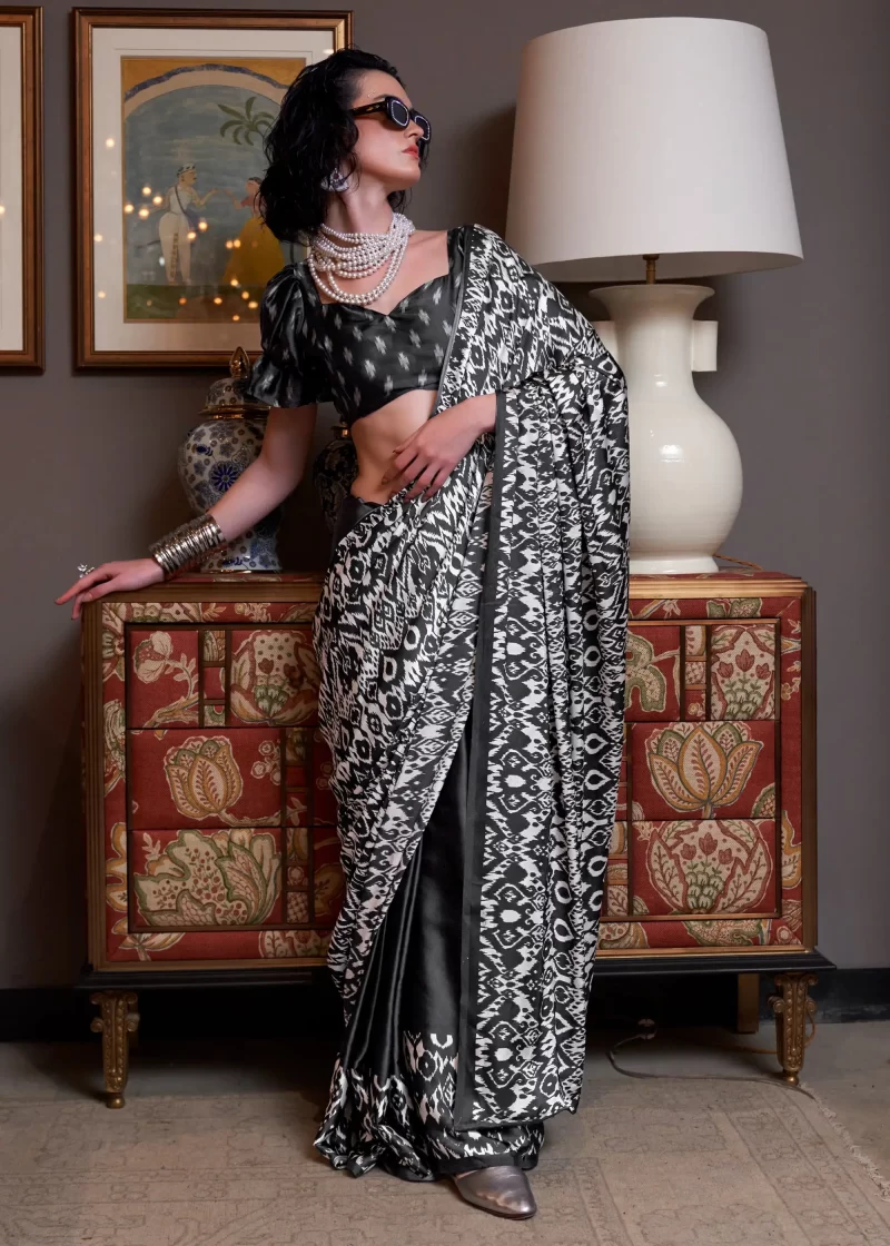 Patola_Black_Printed_Saree