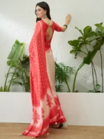 Modal Silk Saree with Bandhani